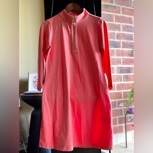 Spartina 449 Nora Half-Zip Long Sleeve Mock Neck Dress